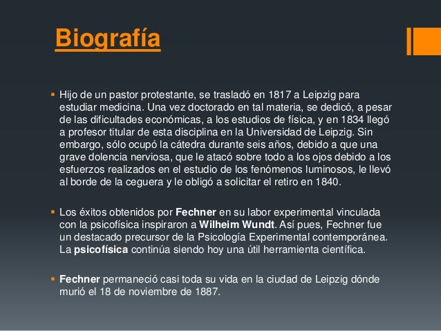 gustav theodor fechner aportes a la psicologia